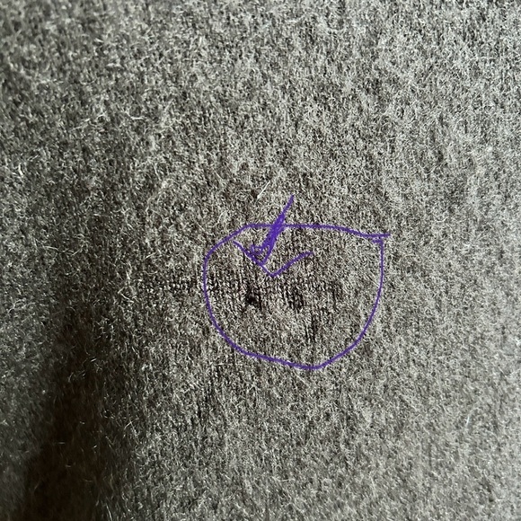 Club Monaco Sweater Cashmere Pullover Blue and Black Colorblock FLAWS size Small - Picture 16 of 16